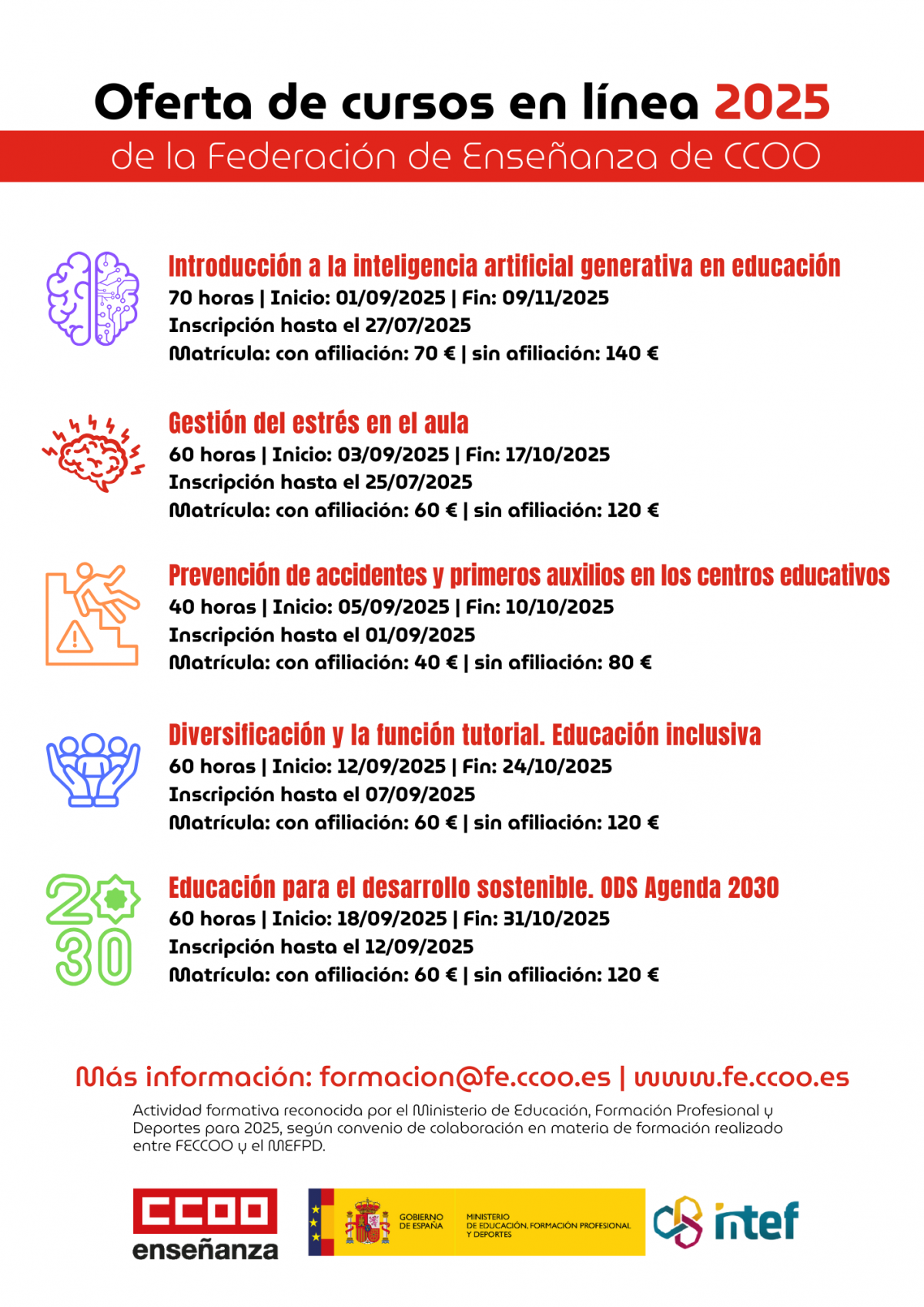 Cursos en lnea - septiembre 2025