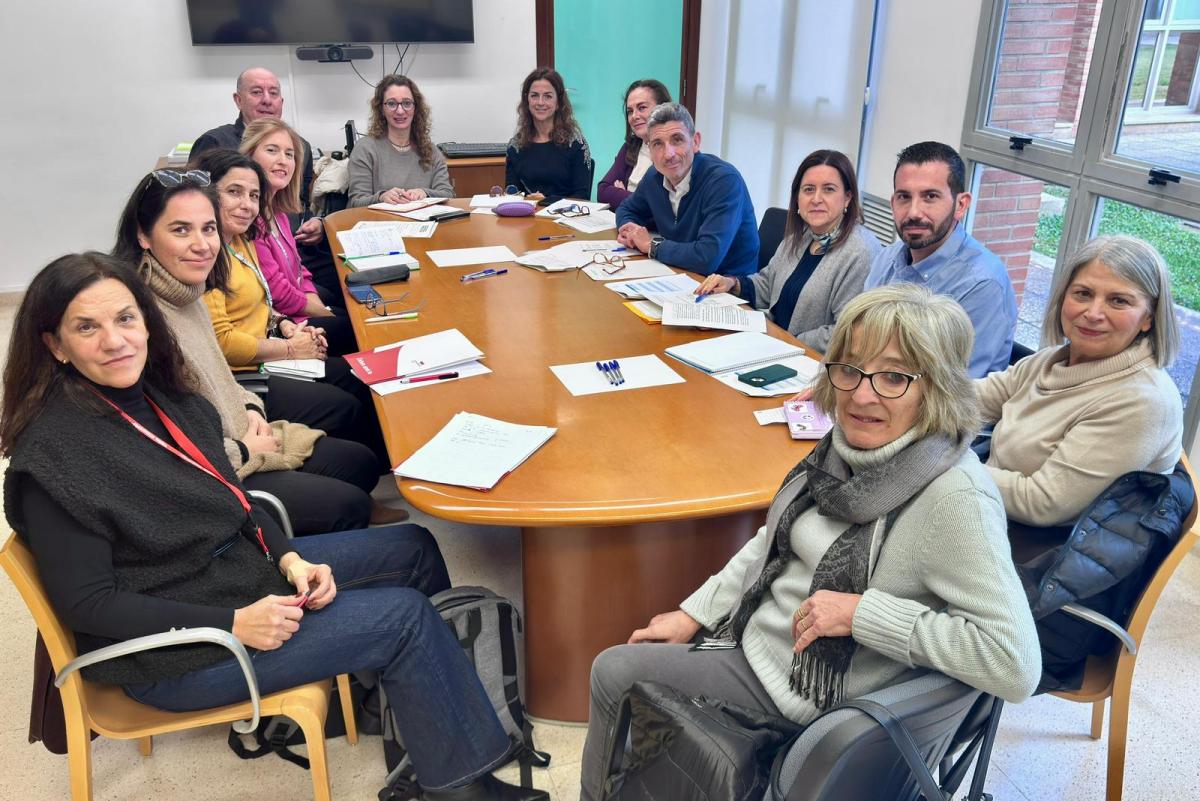 Imatge de la reunió entre Conselleria i els sindicats