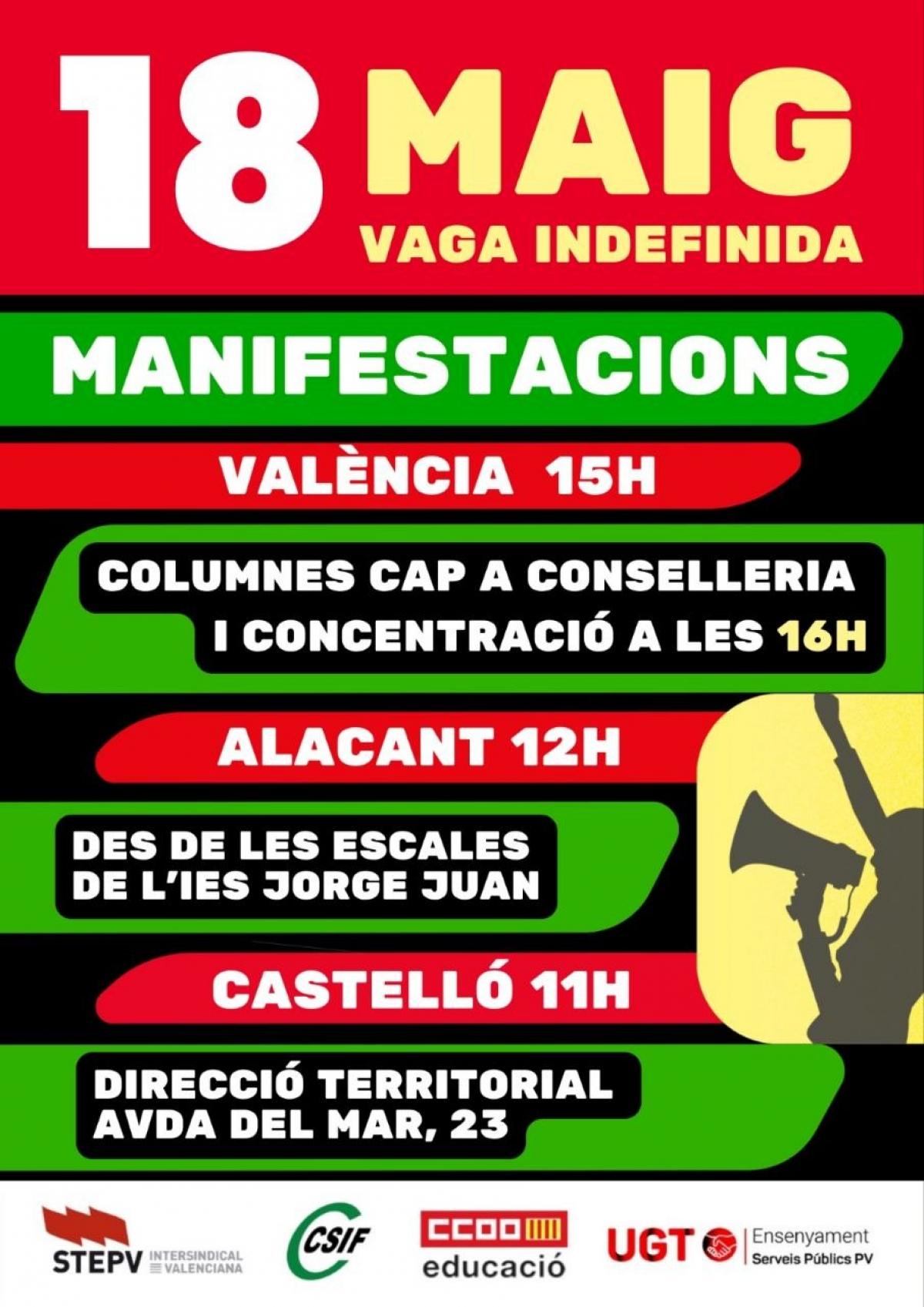 Accions 2ona setmana de vaga