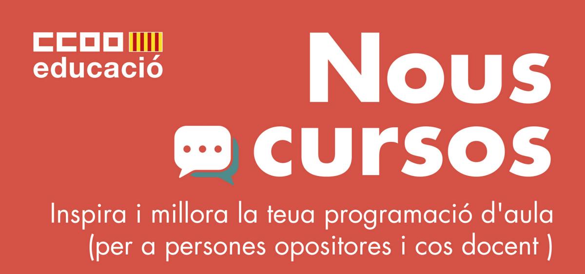 Nous Cursos programació d'aula
